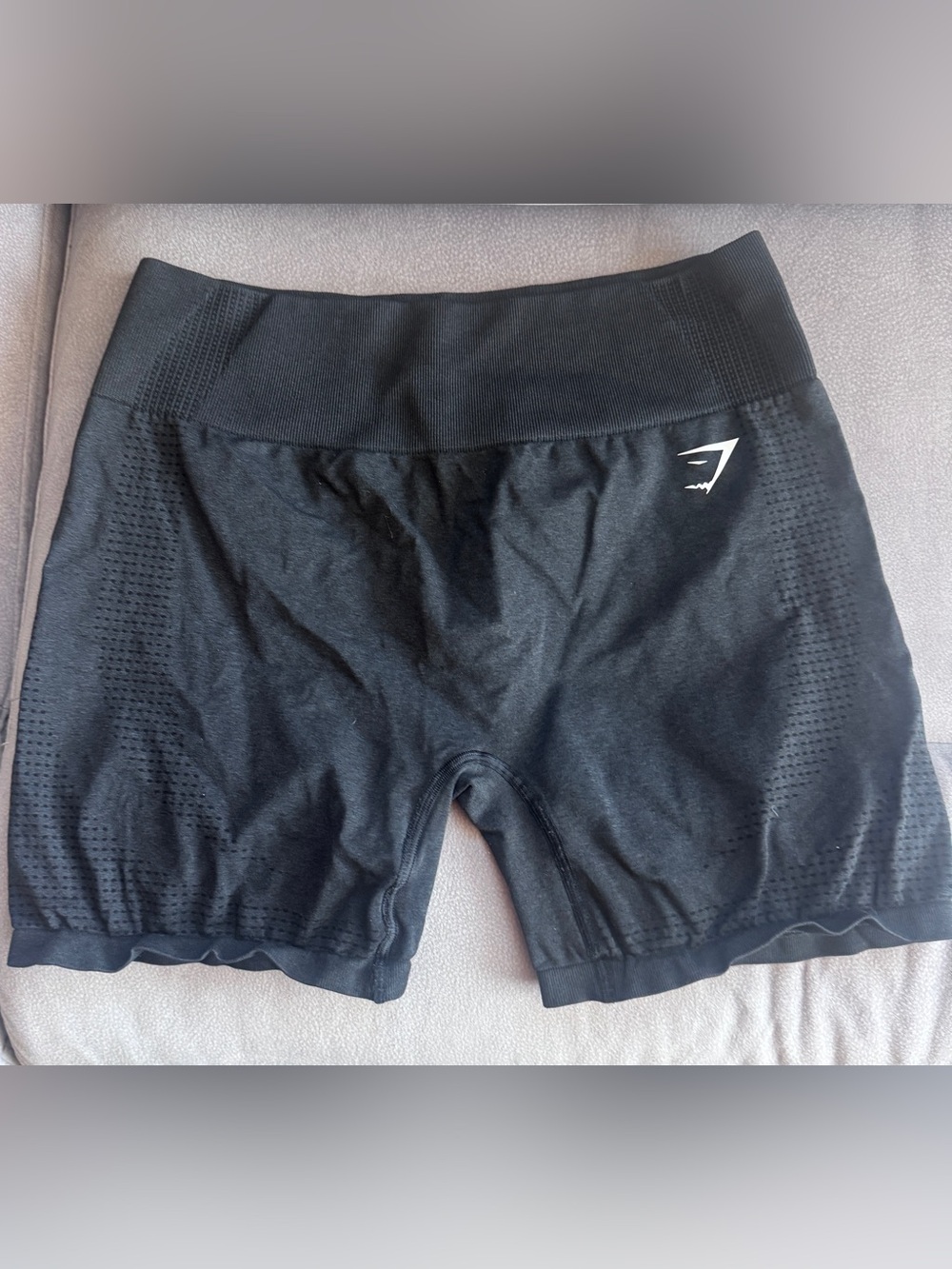 Gymshark Black Seamless High-Rise Shorts